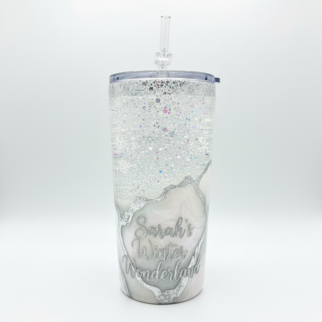 Custom Snow Globe Tumbler