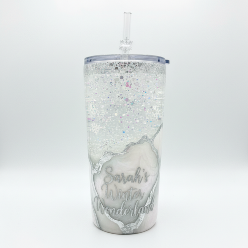 Custom Snow Globe Tumbler